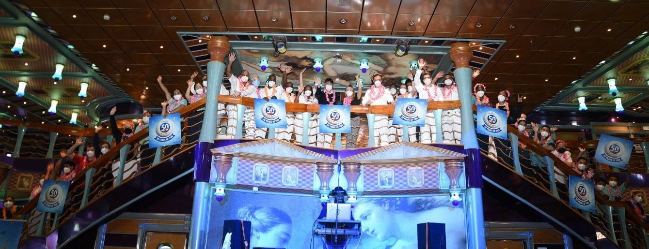 Carnival Miracle Sets Sail From Long Beach on First of Line's 50th Birthday Sailabrations Cruises.