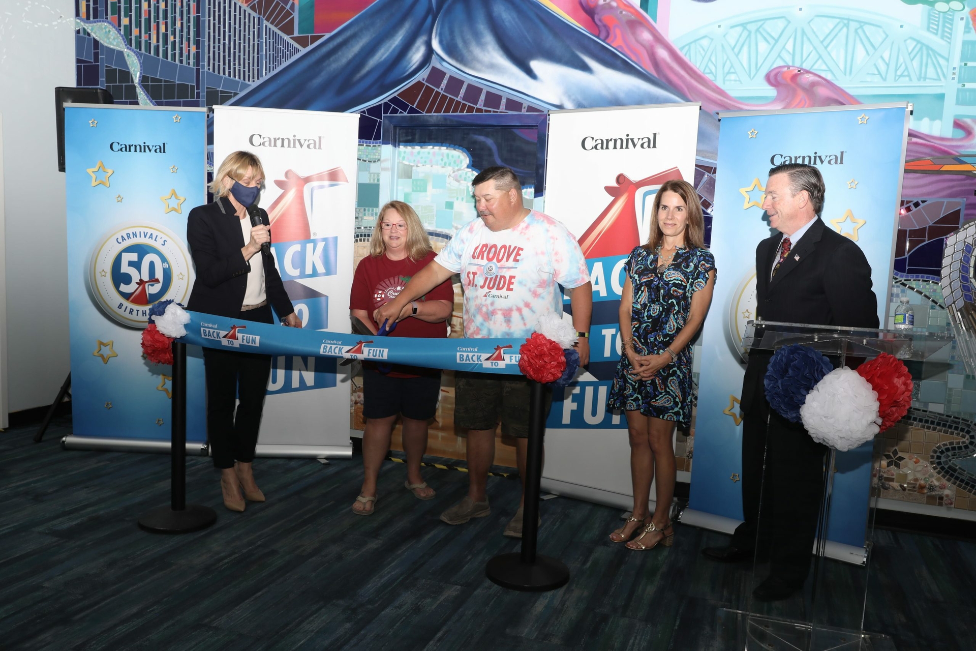 Carnival Cruise Line resumed guest operations today from Jacksonville, Fla. with Carnival Spirit.