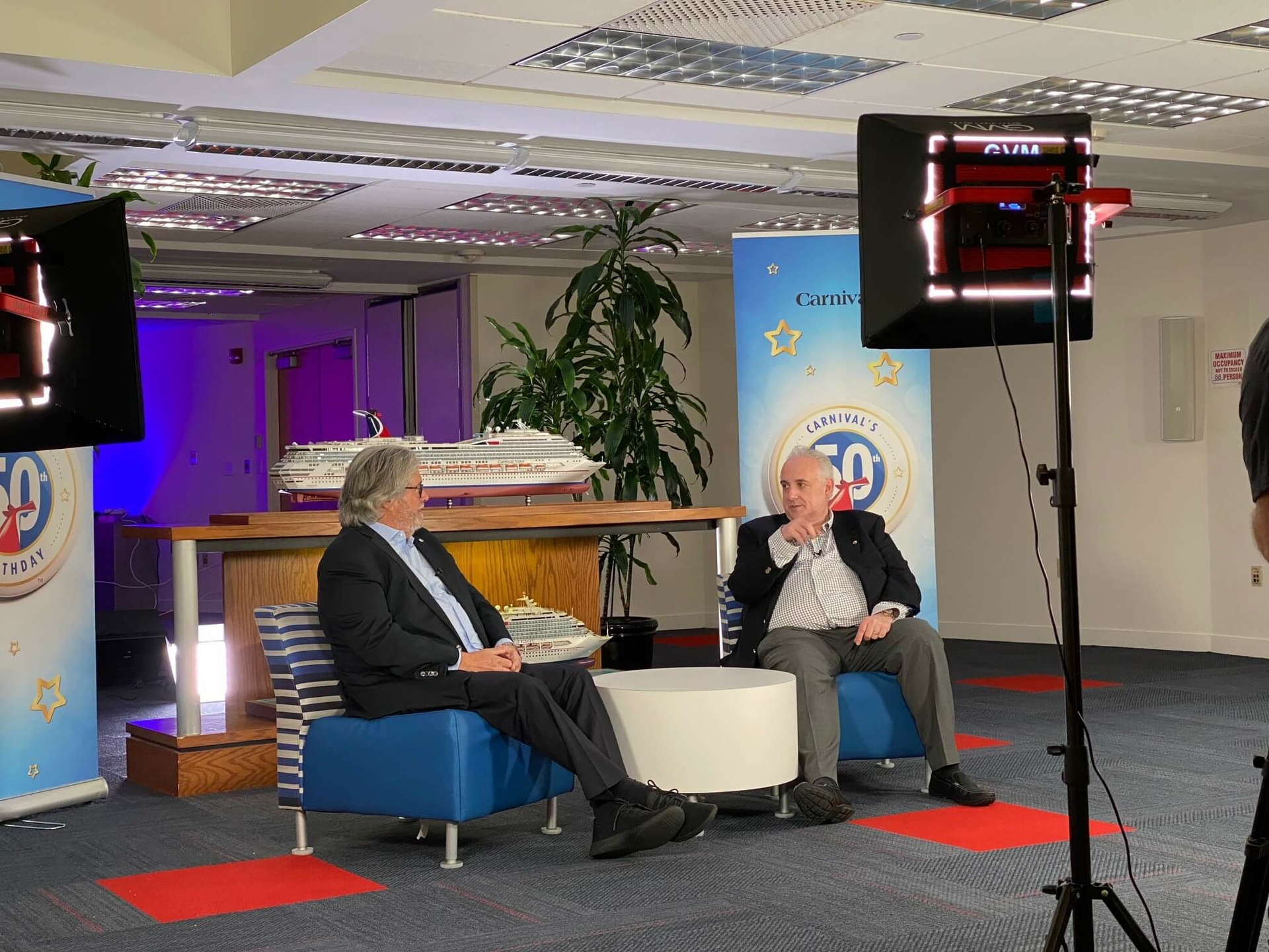 Carnival Brand Ambassador John Heald talks 50 years of fun with video series featuring Carnival executives and team members.