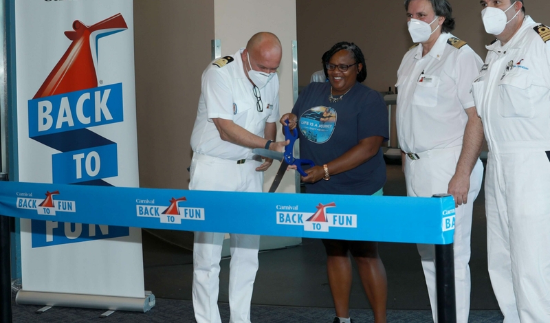 With Carnival Magic’s sailing today, Carnival Cruise Line marks its return to guest operations from Norfolk, Va. with the first cruise to set sail from the city since 2019 on the largest ship to ever depart from the city’s Half Moone Cruise Center.
