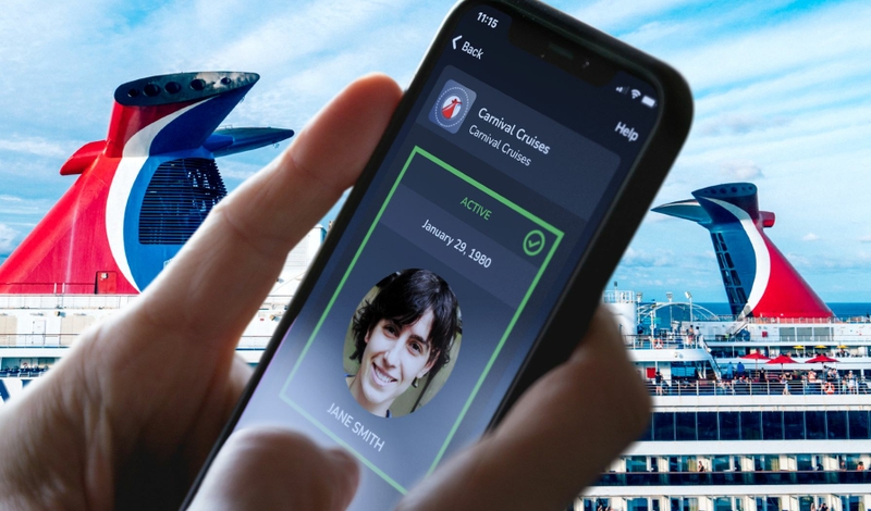 Using VeriFLY for Carnival Cruise Line health screening