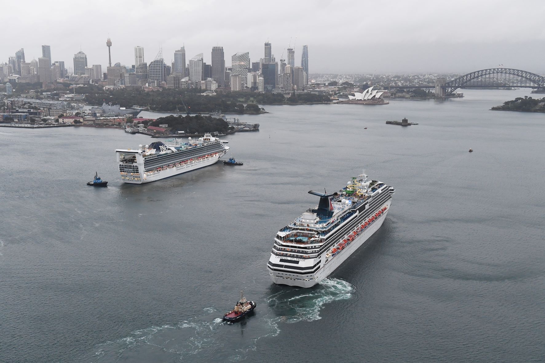 Carnival Splendor Escorted by Pacific Adventure