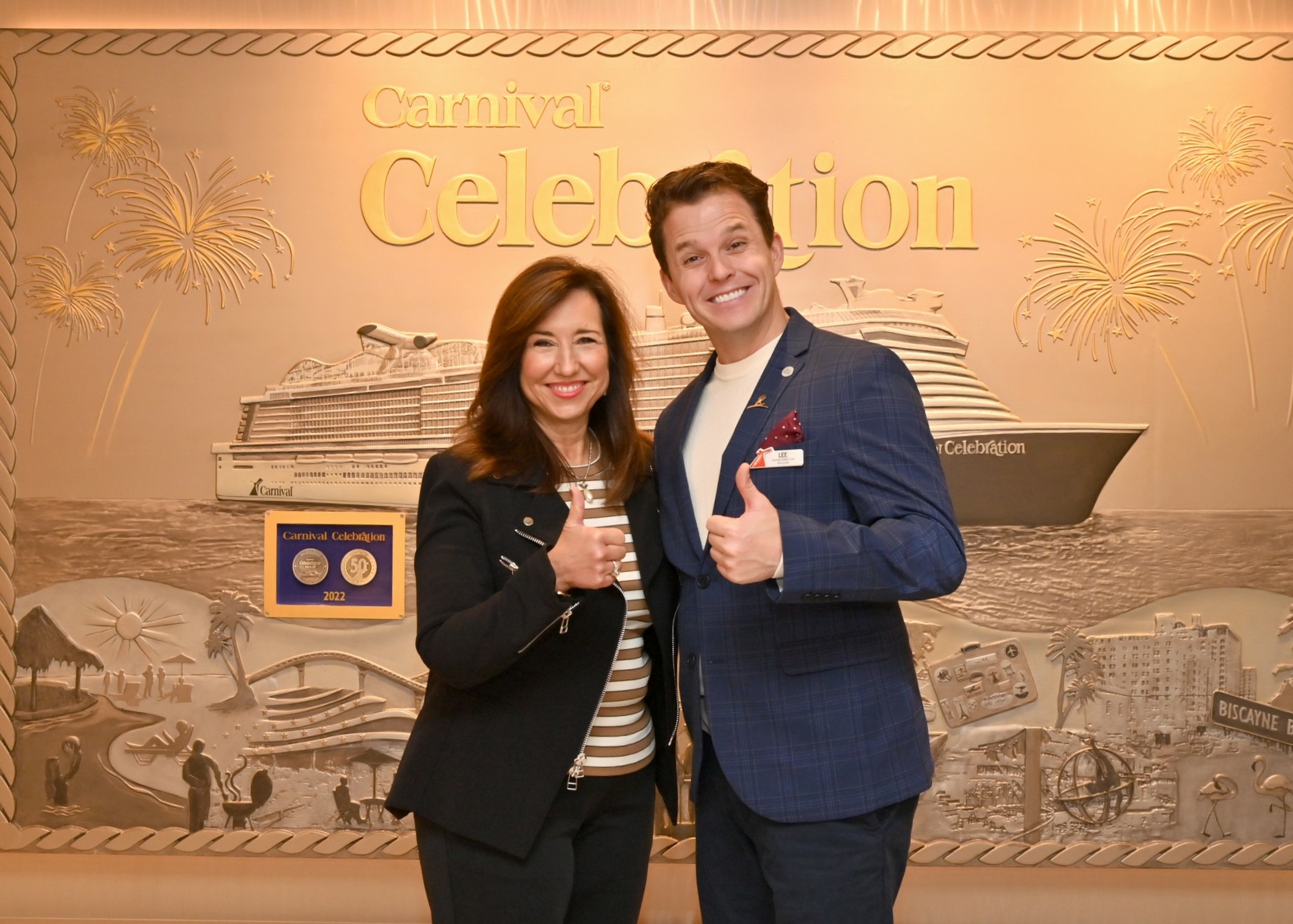 Christine Duffy and Lee Mason