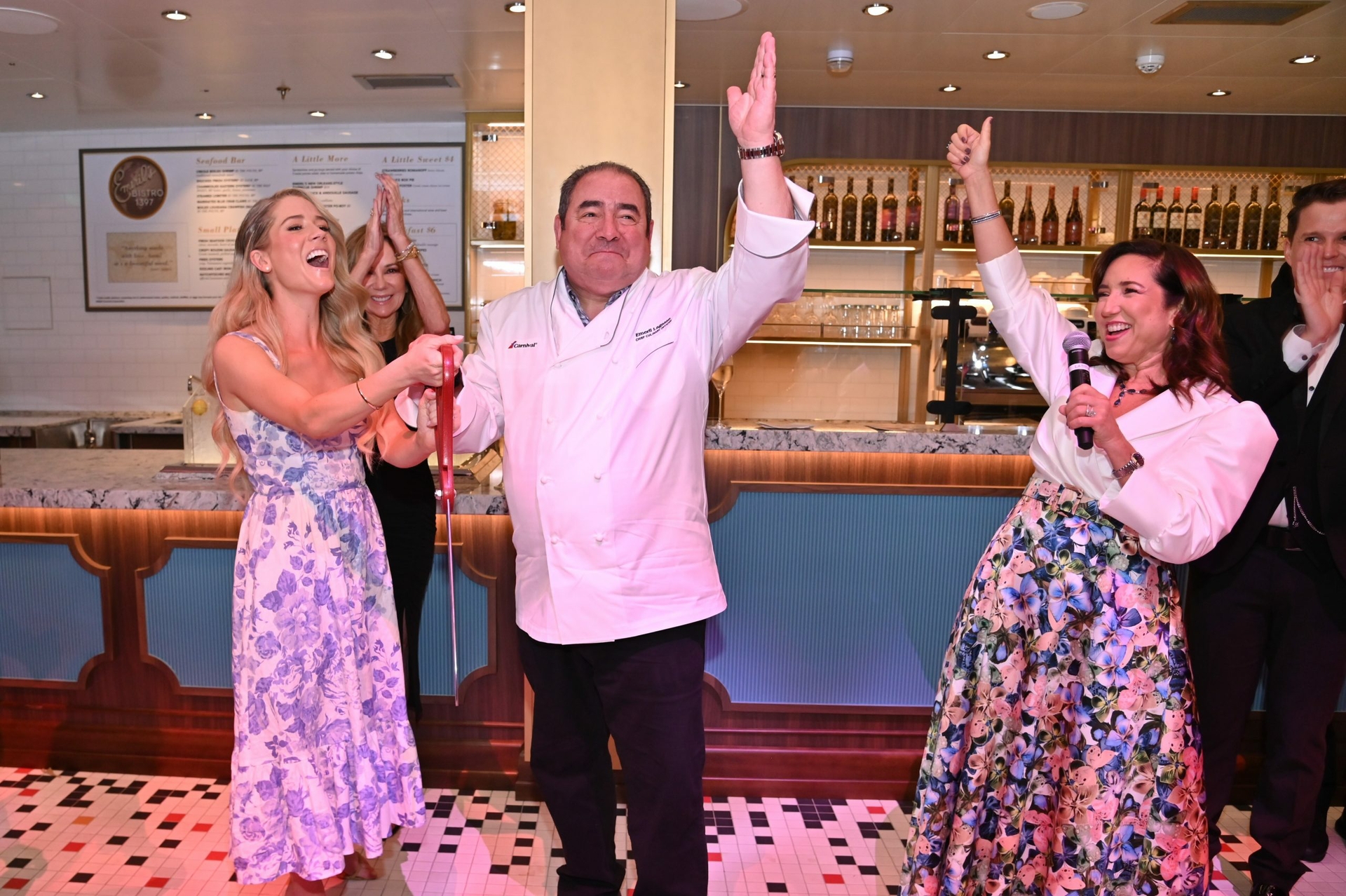 Ribbon Cut on Emeril Restaurant