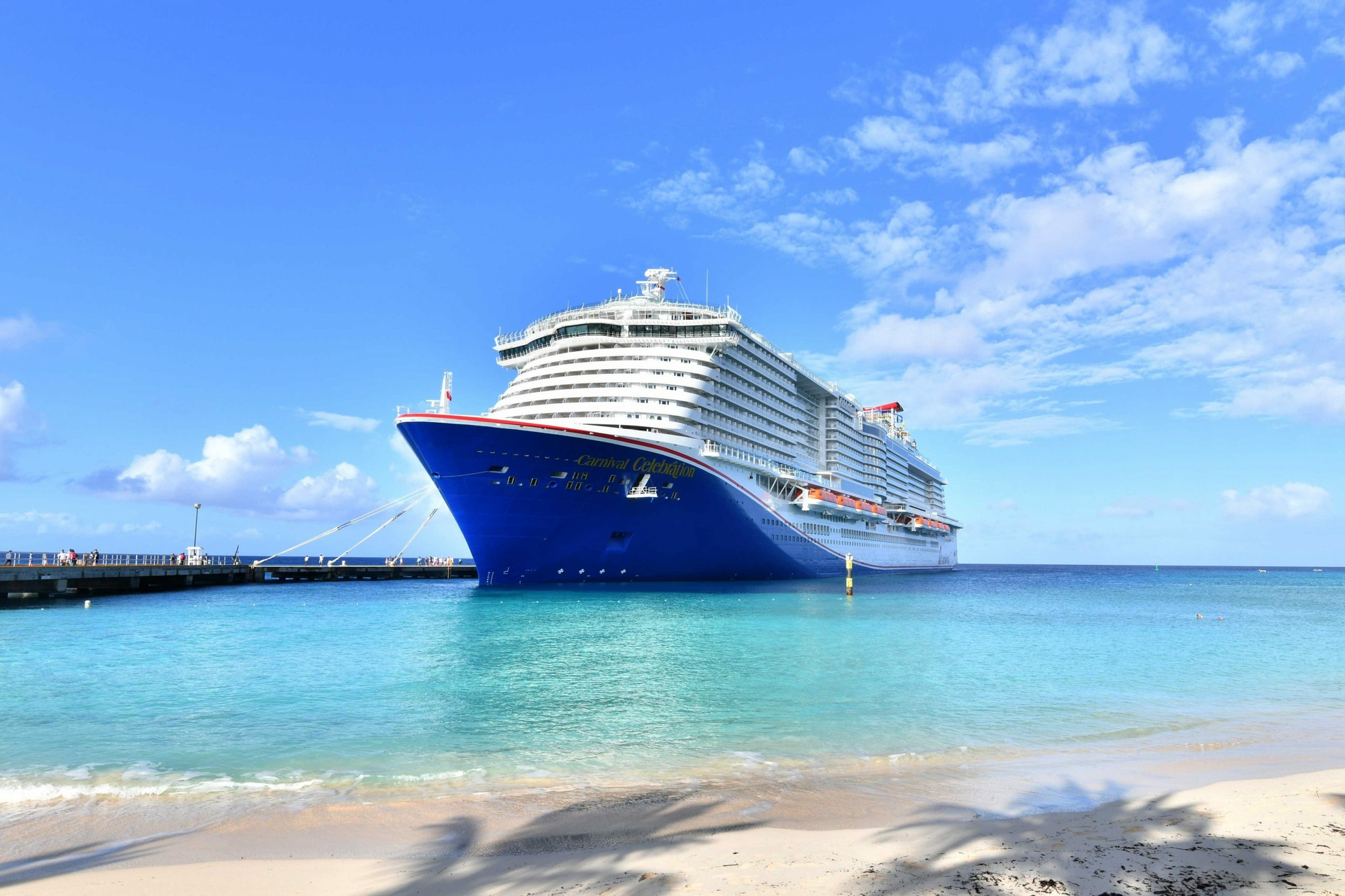 Carnival Celebration arrives in Grand Turk