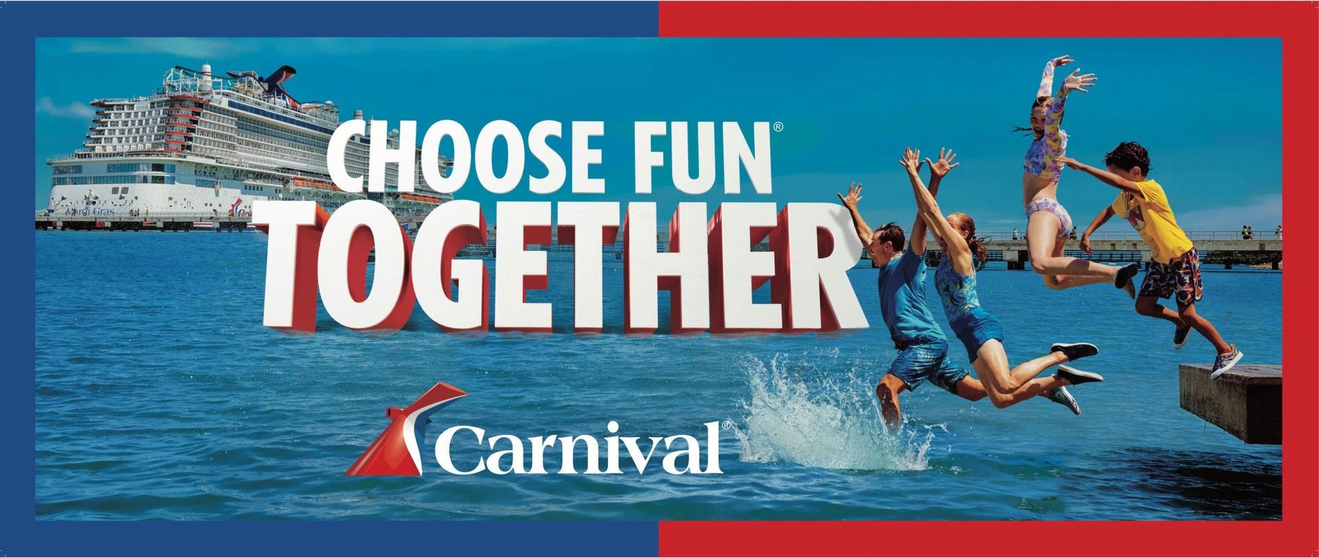 Carnival is unveiling a new campaign for 2023, Choose Fun Together