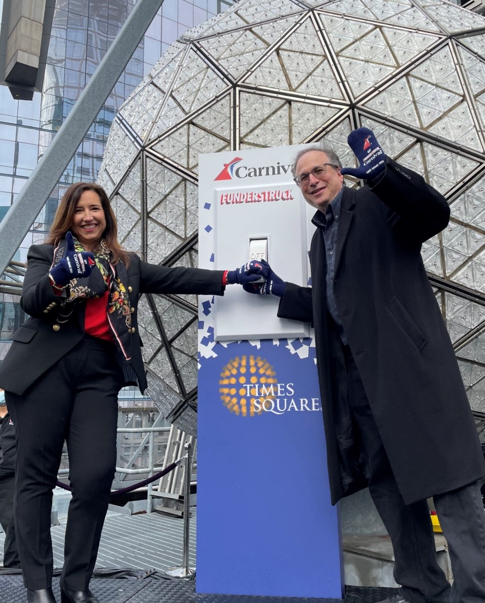 Christine Duffy to return to Times Square to light the New Year's Eve Ball as she did last year