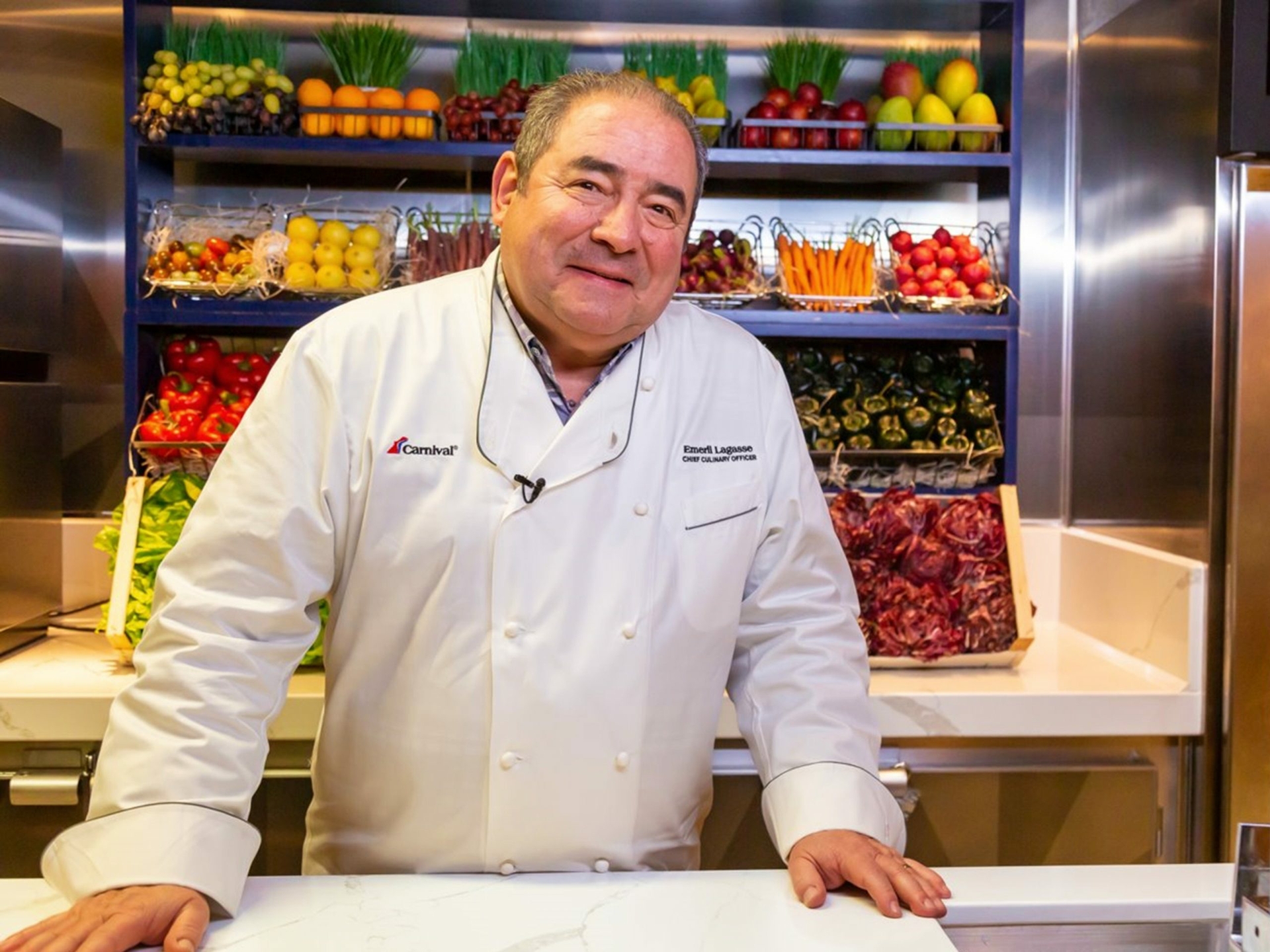 Emeril Lagasse, Chief Culinary Officer of Carnival Cruise Line