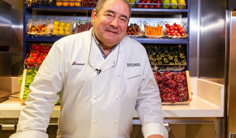 Emeril Lagasse, Chief Culinary Officer of Carnival Cruise Line