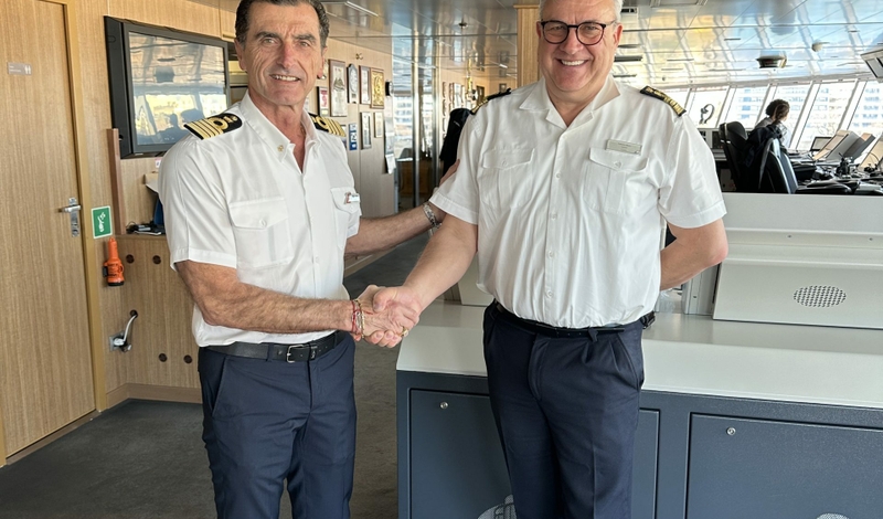Carnival Captain Claudio Cupisti and Costa Captain Tihomir Muzic-min