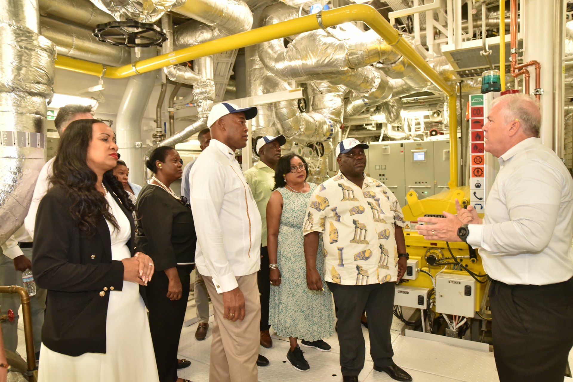 Government officials from Turks and Caicos tour Mardi Gras 2
