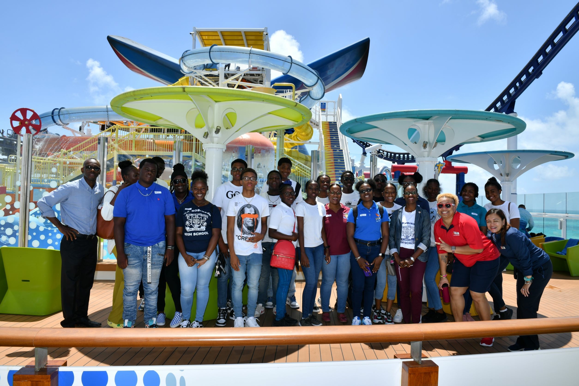 Students from Turks and Caicos tour Mardi Gras 2 COMPRESSED