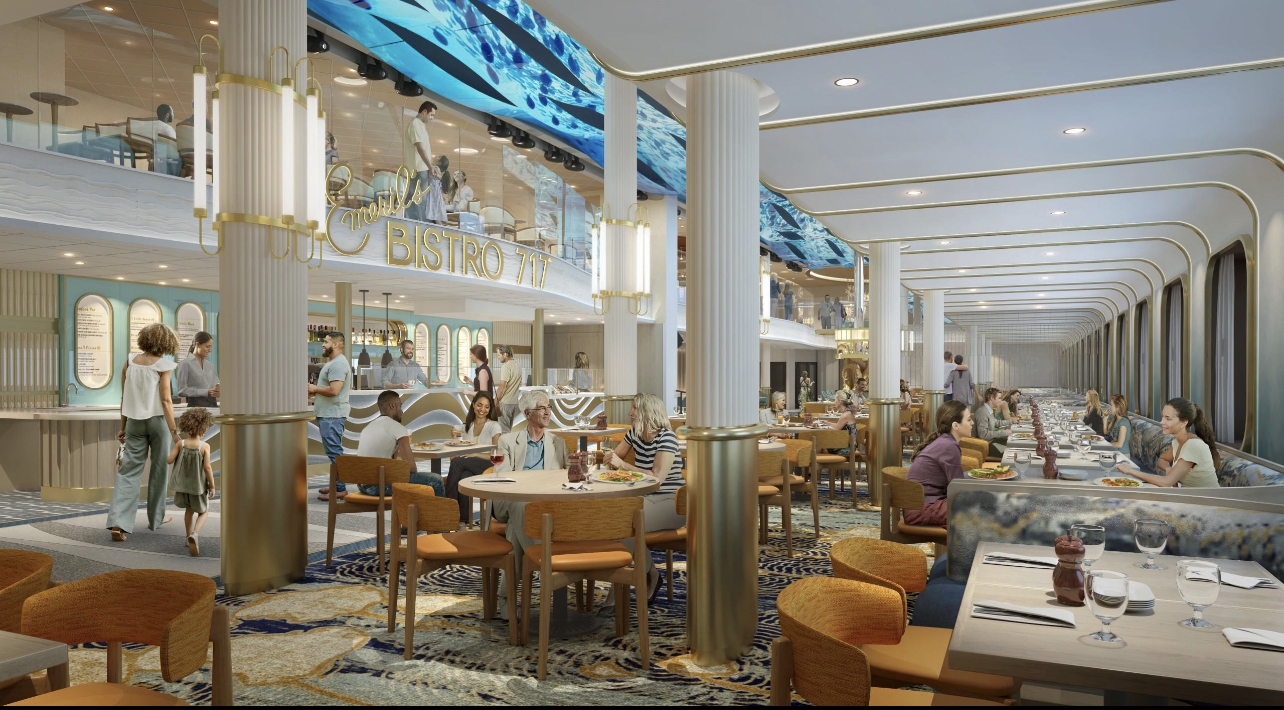 Emeril's Bistro 717 in the Currents zone of Carnival Jubilee
