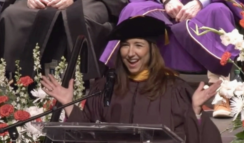 Christine Duffy Delivers Commencement Address at University of Houston