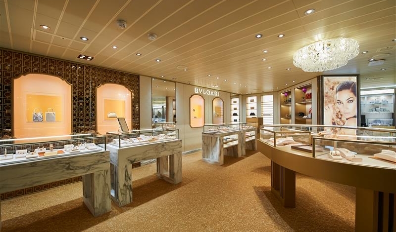 Bvlgari store on Carnival Venezia