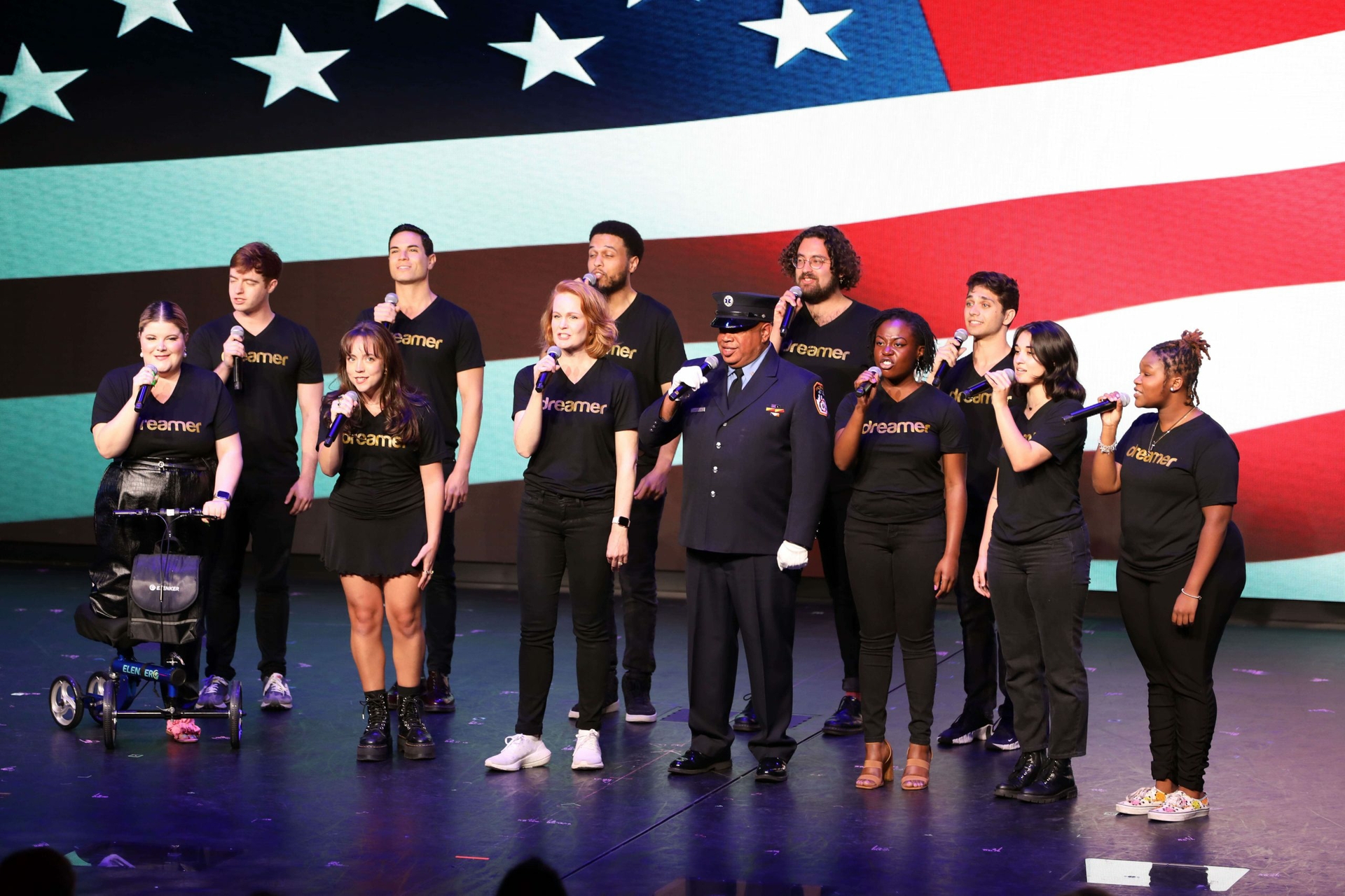 Broadway Dreams performers take stage during welcome ceremony