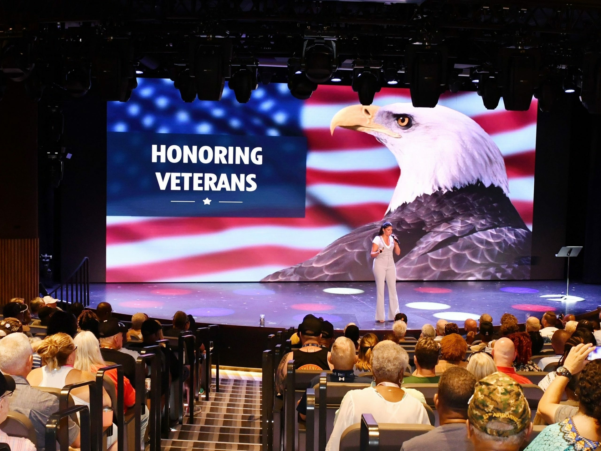 Honoring Veterans at Carnival's Military Appreciation Gathering