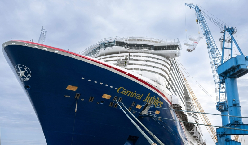 Carnival Jubilee is under construction at Meyer Werft in Papenburg, Germany