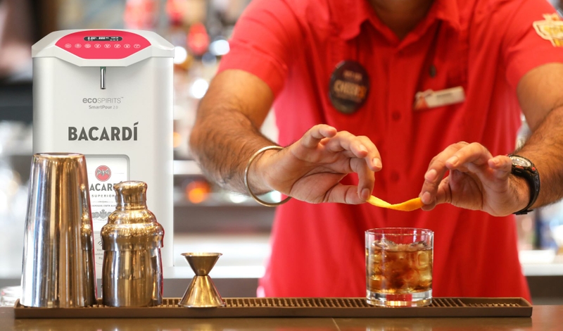 NR-Carnival is introducing closed-loop packaging to the cruise industry through a collaboration with Bacardi and ecoSPIRITS