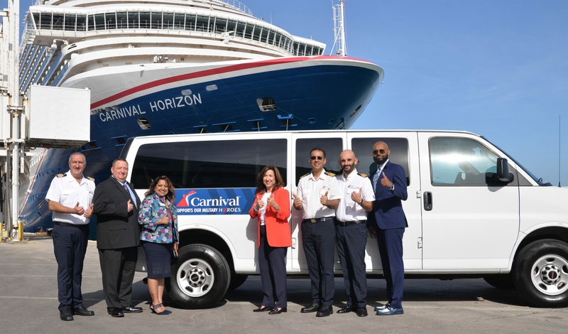 Carnival donates passenger van to Miami VA