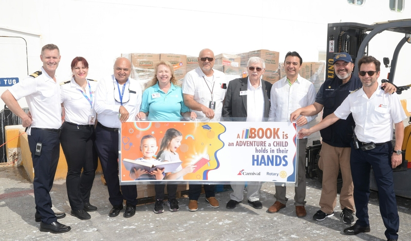 Carnival Valor delivers six tons of school, recreational and health supplies from New Orleans to Progreso, Mexico