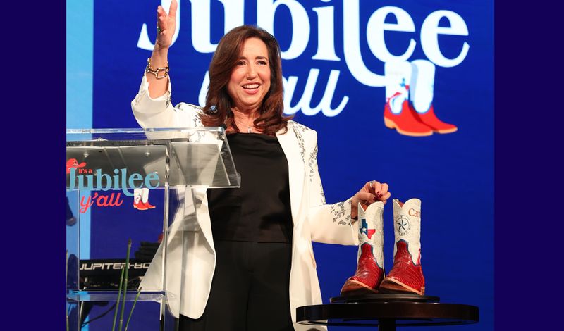 Christine with Carnival Jubilee Boots