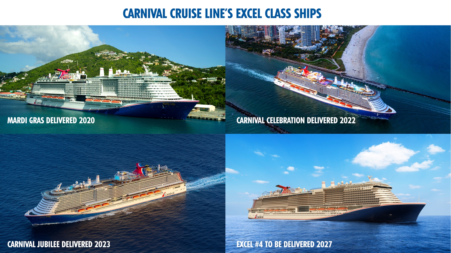 CCL Excel ships