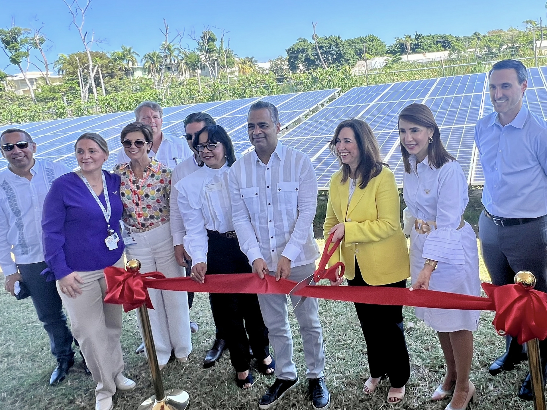 Amber Cove Solar Park ribbon cutting