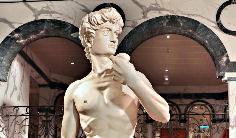 David statue installed on Carnival Firenze