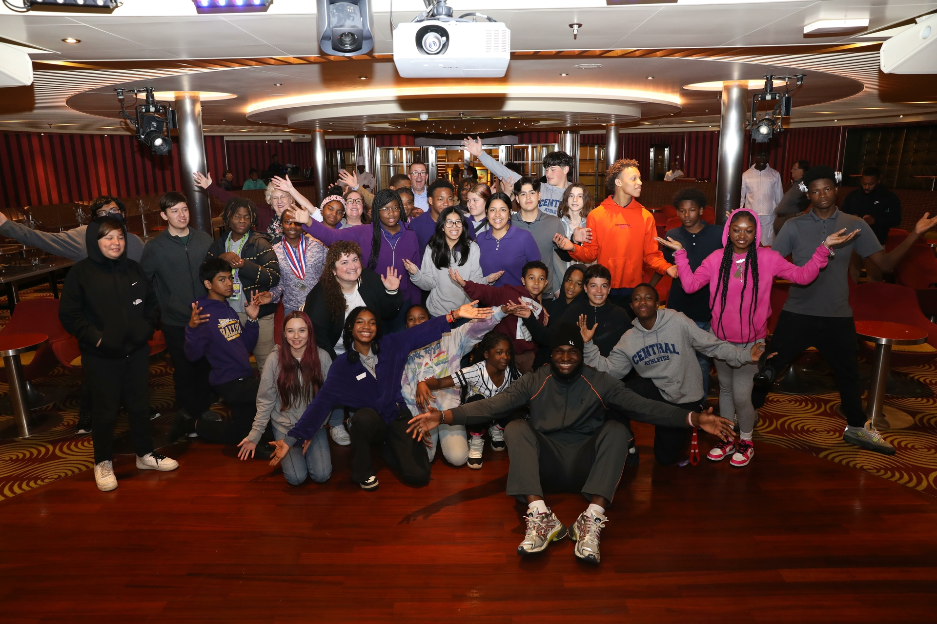 Carnival treats kids in Big Brothers Big Sisters Gulf Coast to Q&A with Rookie of the Year