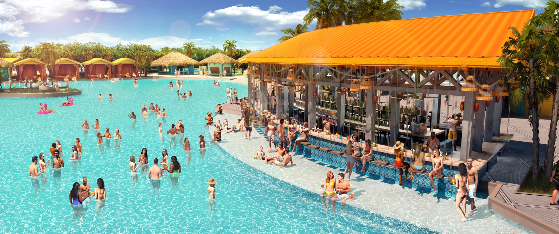 Calypso Lagoon Portal Swings Bar
