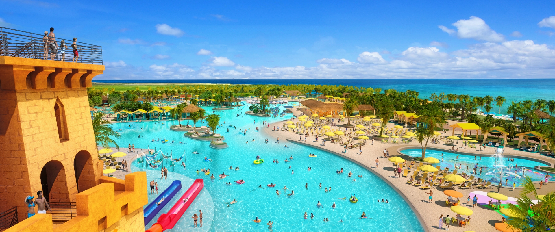 A playground in tropical paradise Starfish Lagoon is designed specifically for family fun