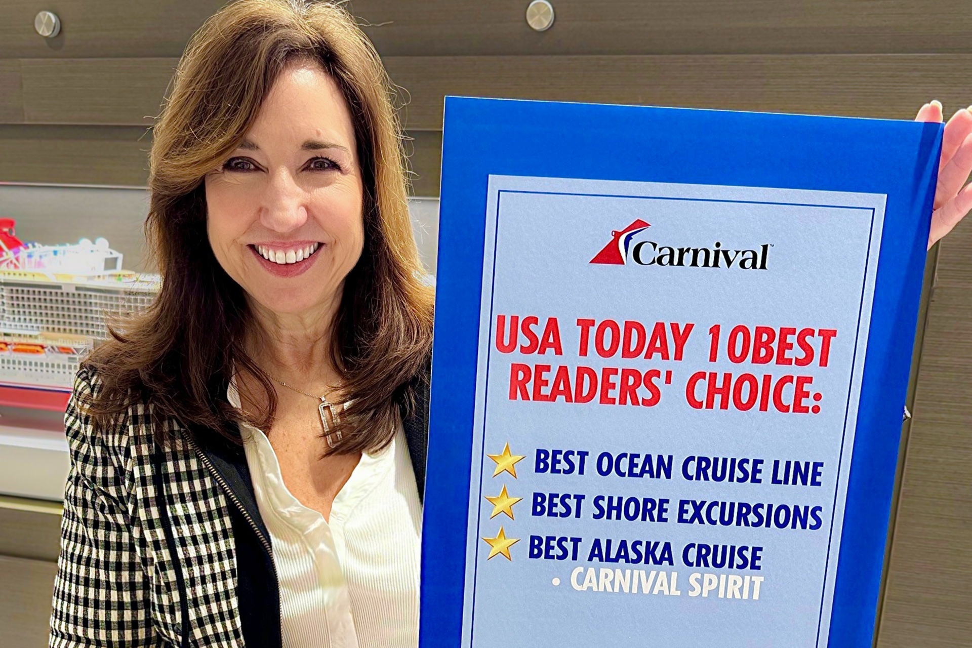 president of Carnival Cruise Line Christine Duffy