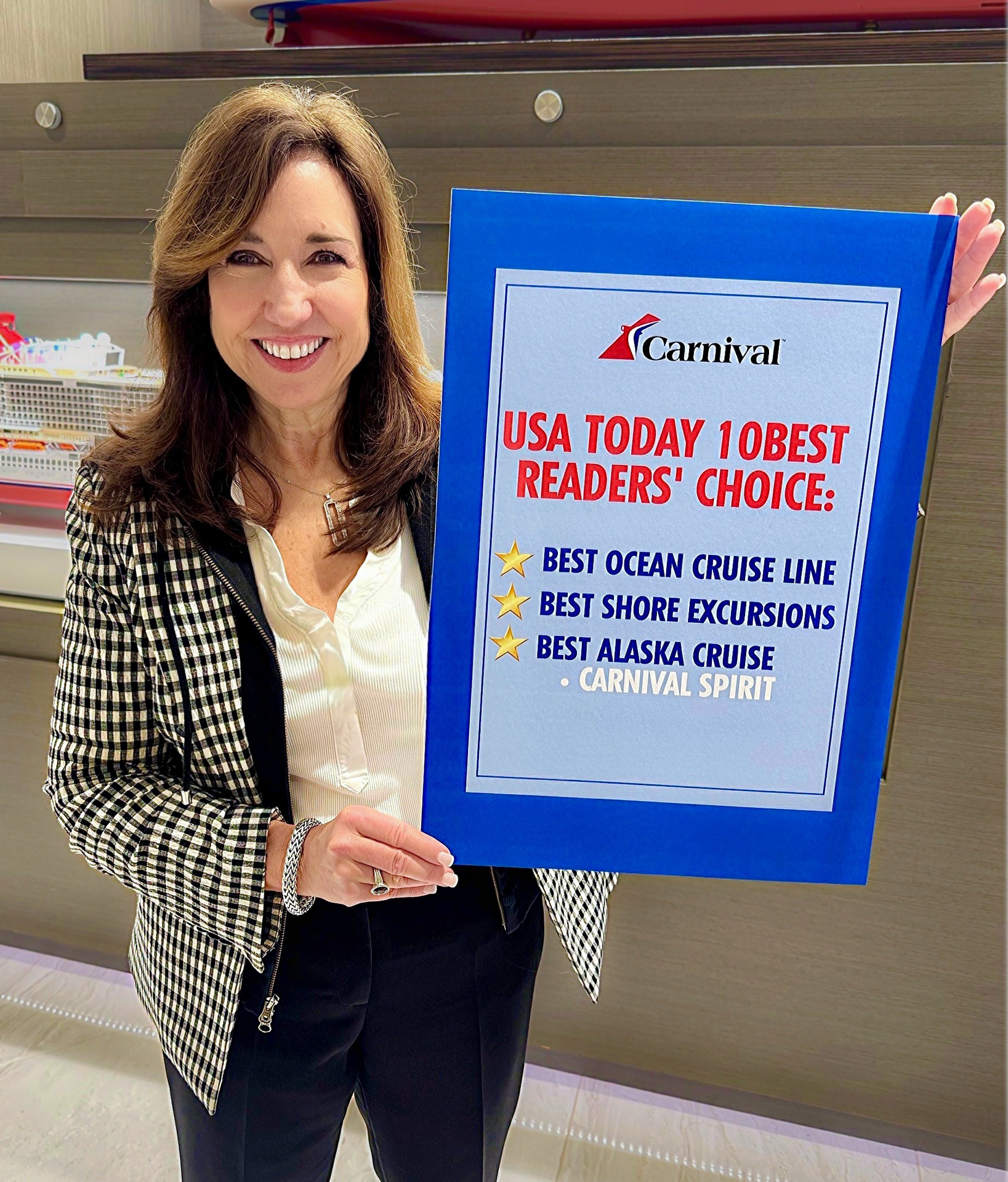 Christine Duffy, president of Carnival Cruise Line