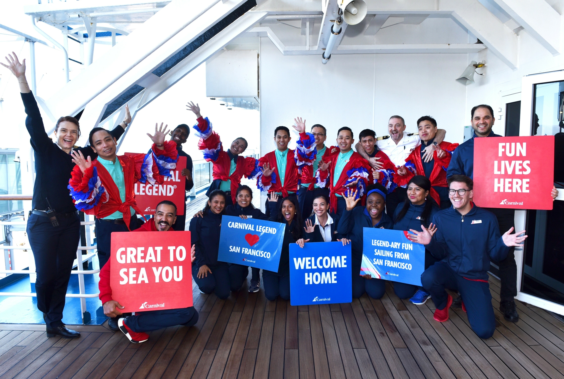 Carnival Legend team prepares to welcome first guests from San Francisco