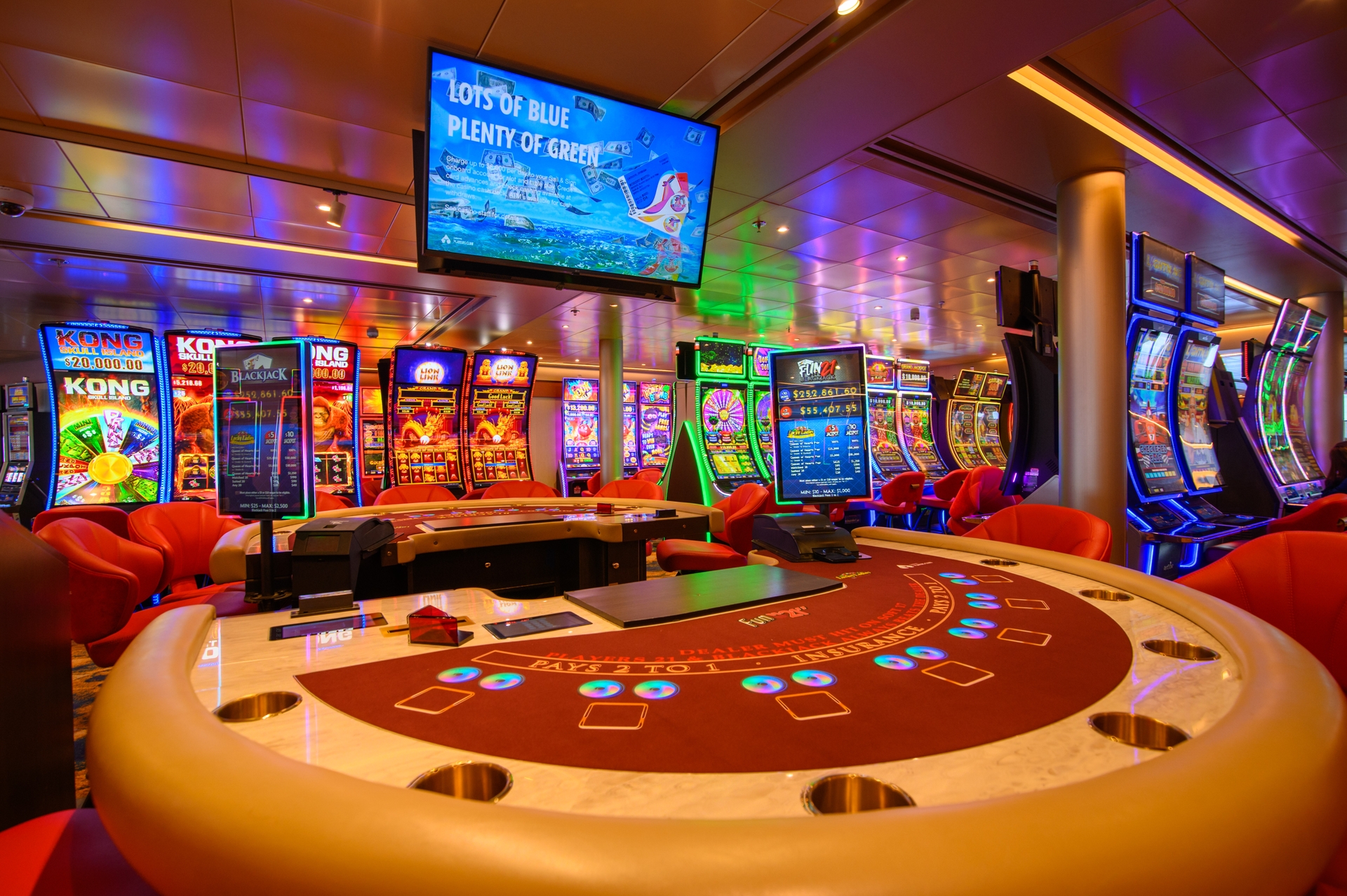 Expanded and refreshed casino on Carnival Miracle