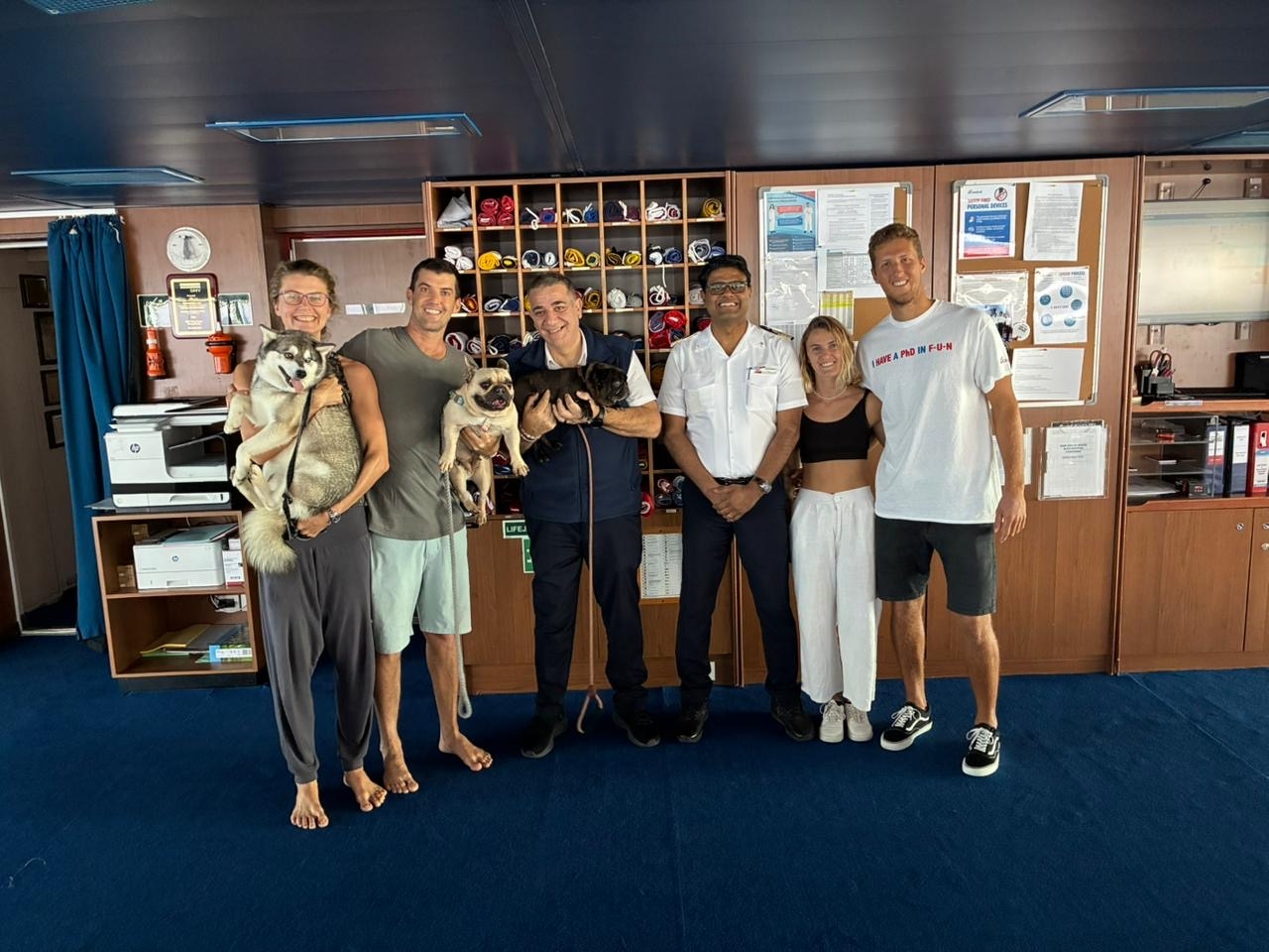 Carnival Splendor Rescues Four People and Three Dogs