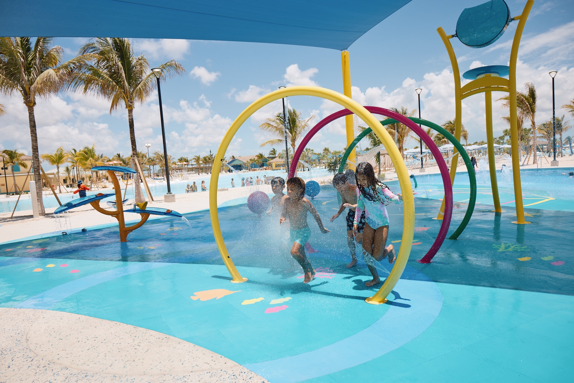 Guppy Grotto Splashpad in Starfish Lagoon