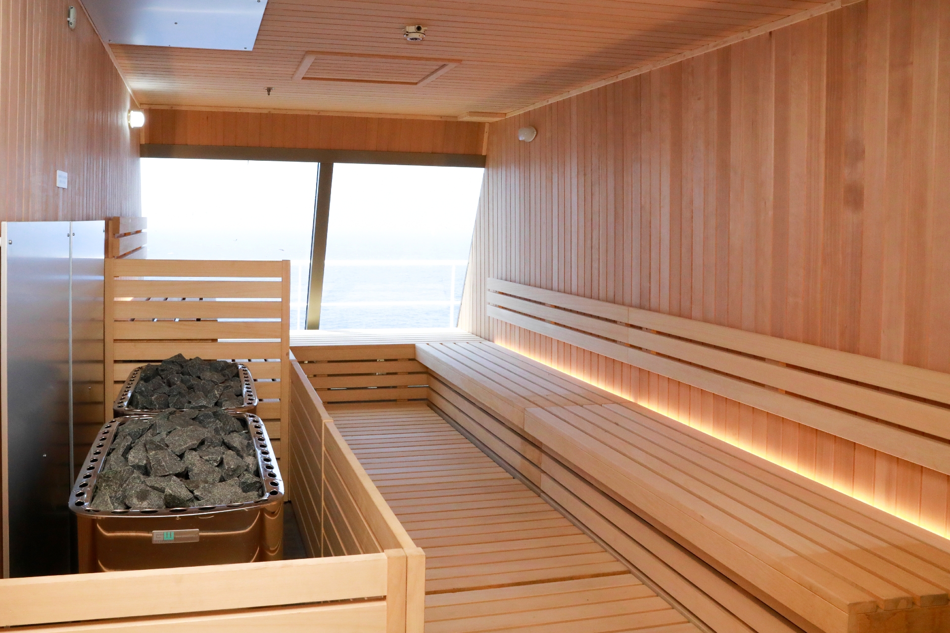 Cloud9 Spa on Carnival Liberty is revitalized, including new sauna rooms