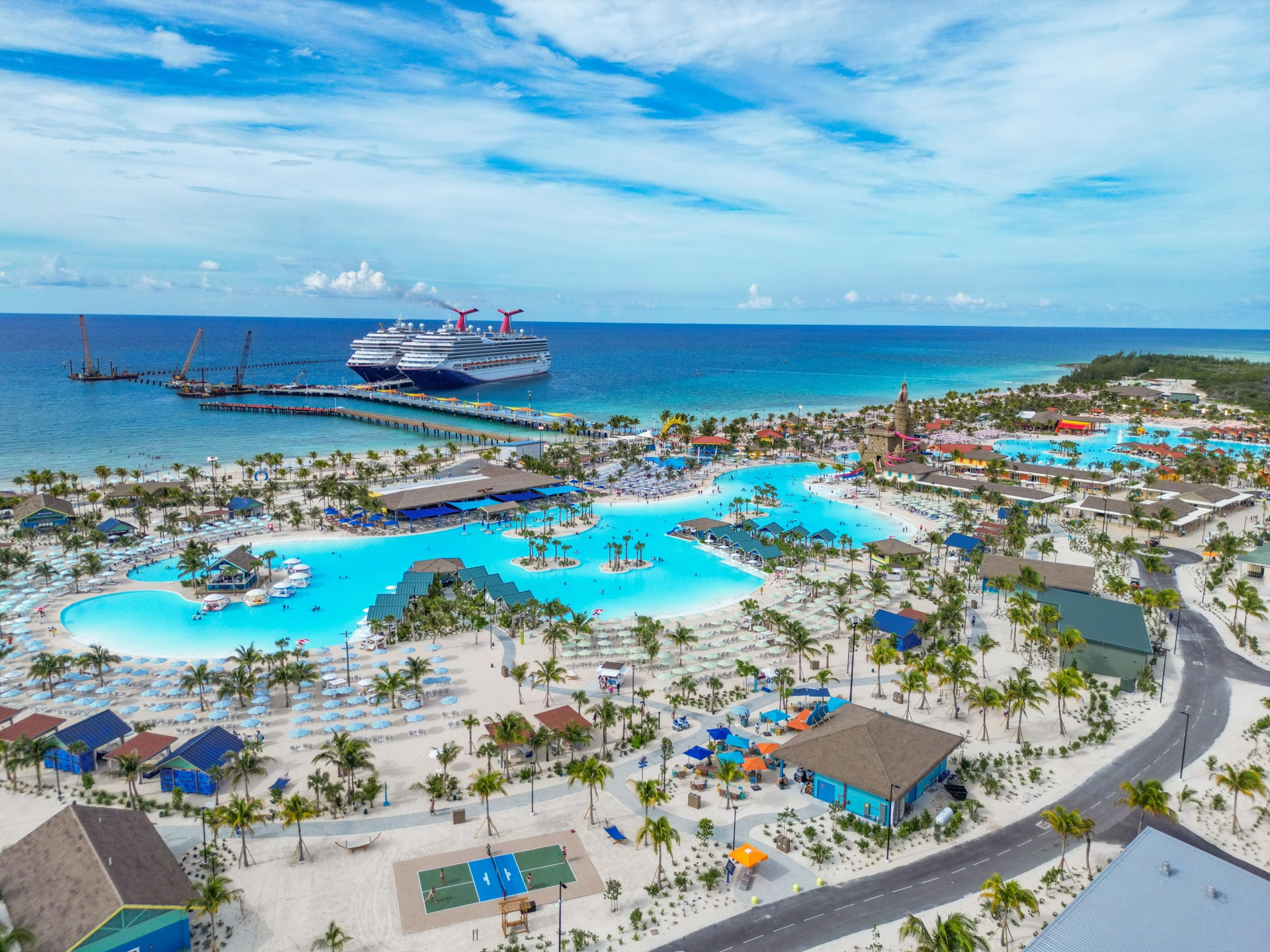 Carnival Glory and Carnival Conquest double the fun with two ships at Celebration Key