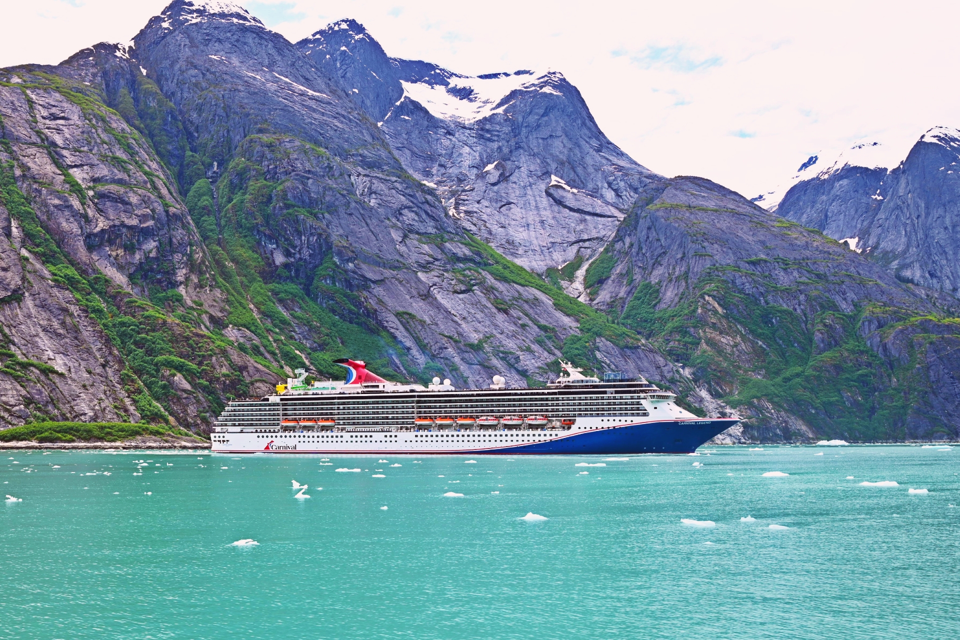 Carnival Legend sailing Alaska