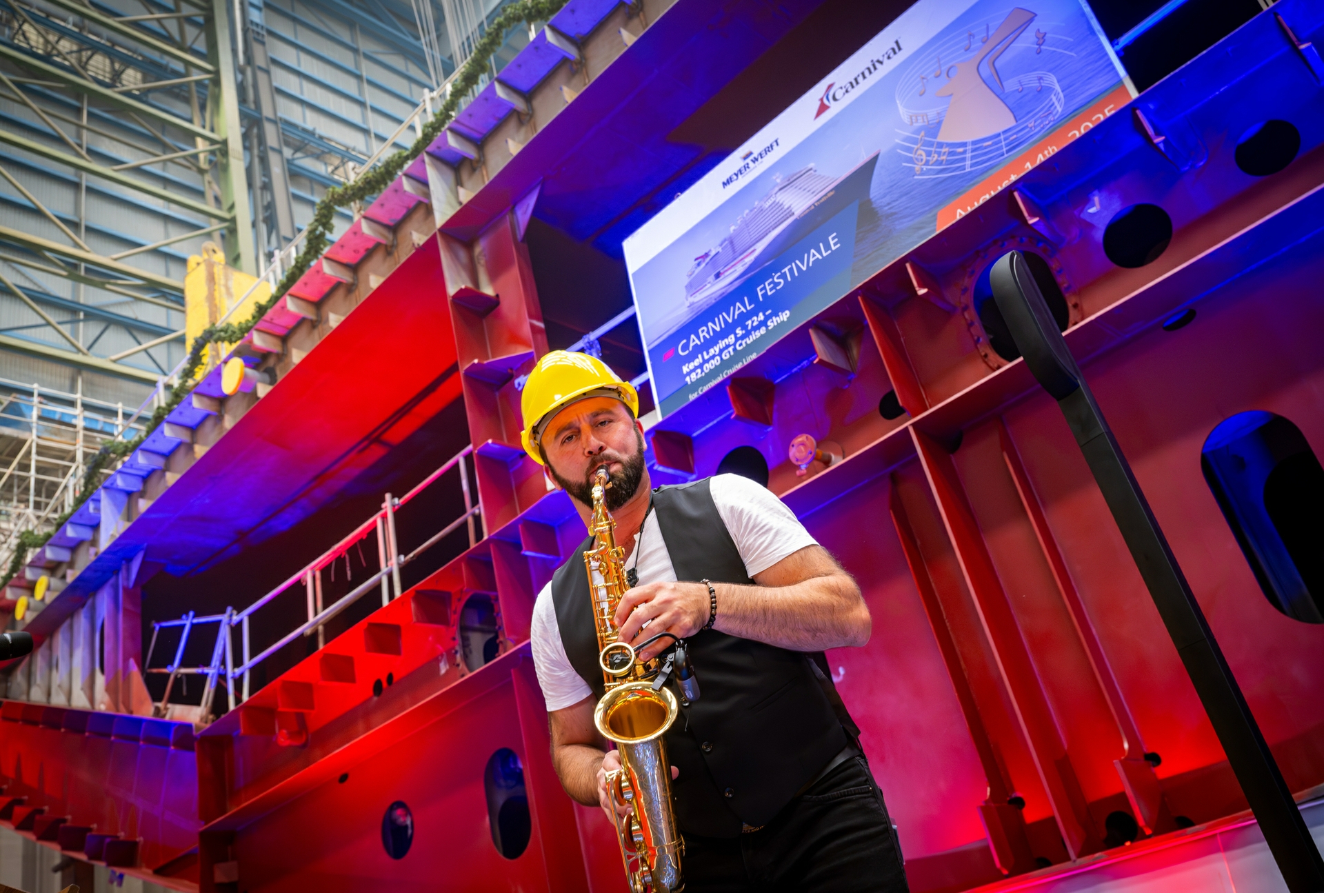 Music fills the air as Carnival Festivale begins to take shape