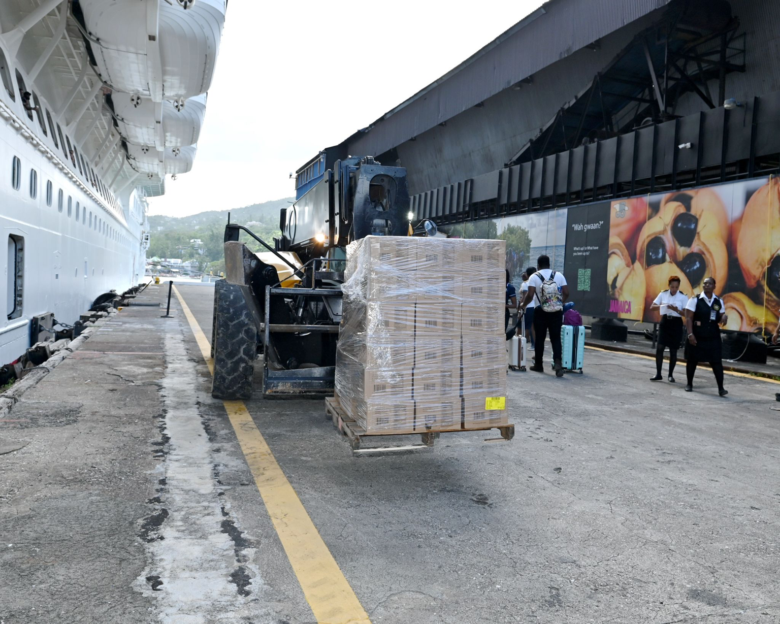 Delivering supplies to support Hurricane Melissa relief efforts in Jamaica