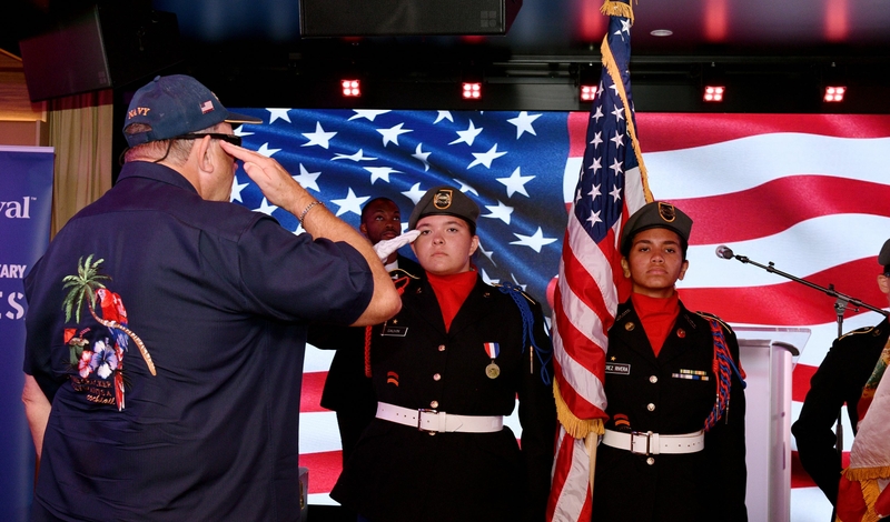 Carnival Cruise Line Honors America's Heroes in Partnership with Orlando Veterans Affairs and Gary Sinise Foundation   (Image at LateCruiseNews.com - November 2025)