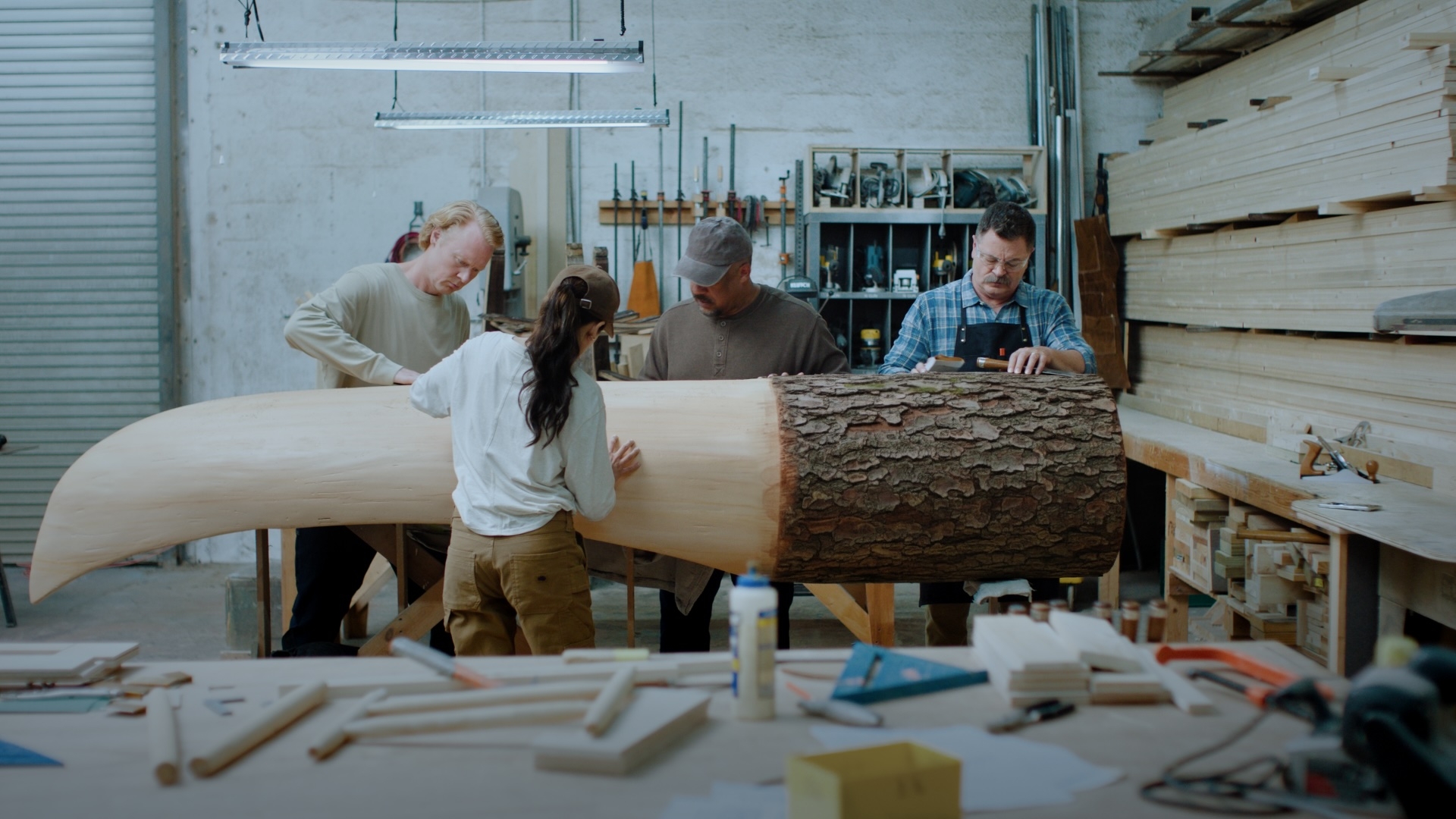 Nick Offerman woodworking
