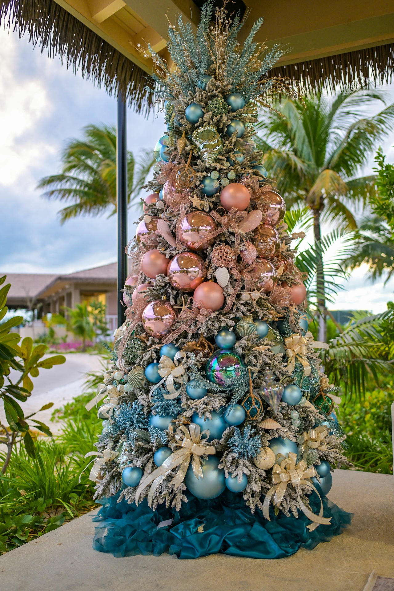 Pearl Cove Beach Club holiday tree