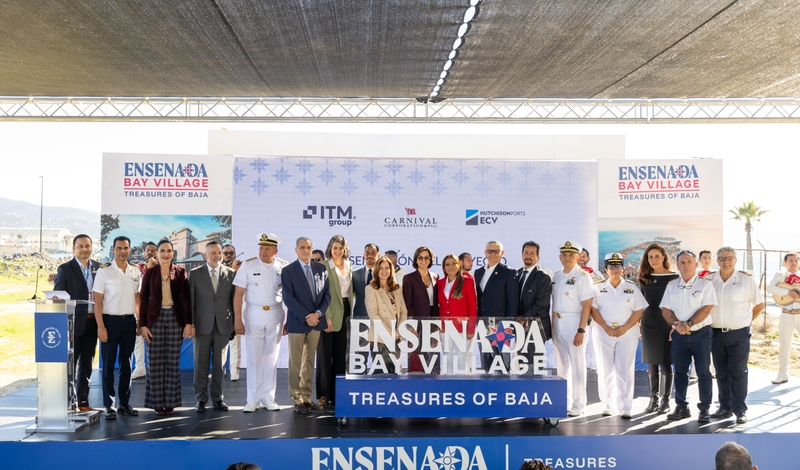 Carnival Corporation, ITM Group and Hutchison Ports ECV Unveil Plans for Ensenada Bay Village — 'Treasures of Baja' at the Ensenada Cruise Terminal (Image at LateCruiseNews.com - December 2025)