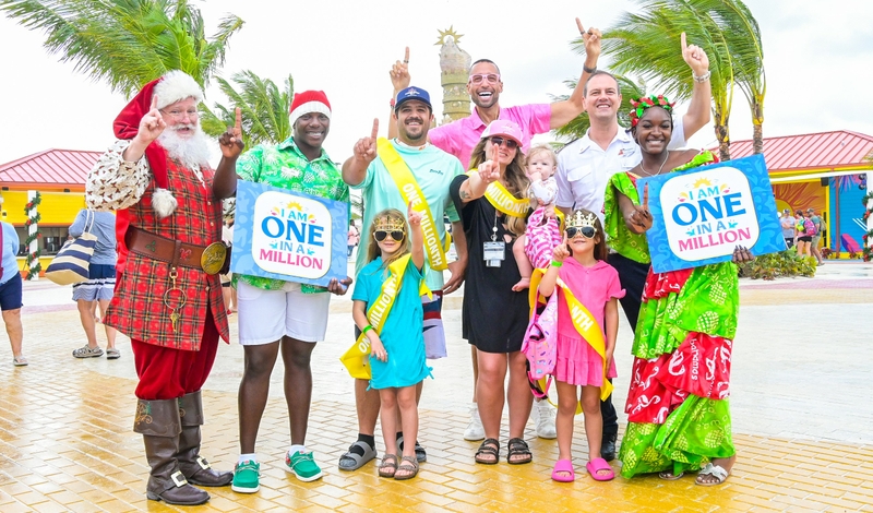 Carnival Welcomes One Millionth Guest at Celebration Key (Image at LateCruiseNews.com - December 2025)