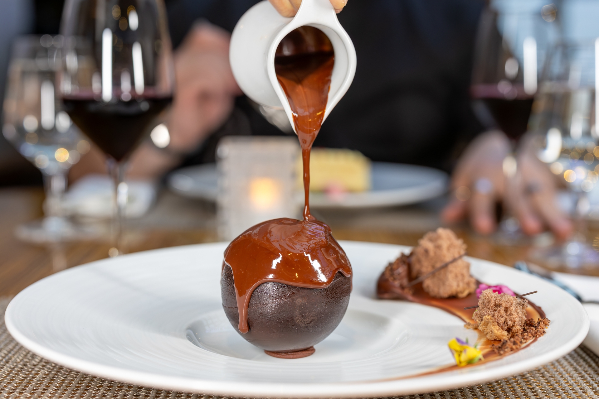 Dessert options at Fahrenheit 555 Steakhouse