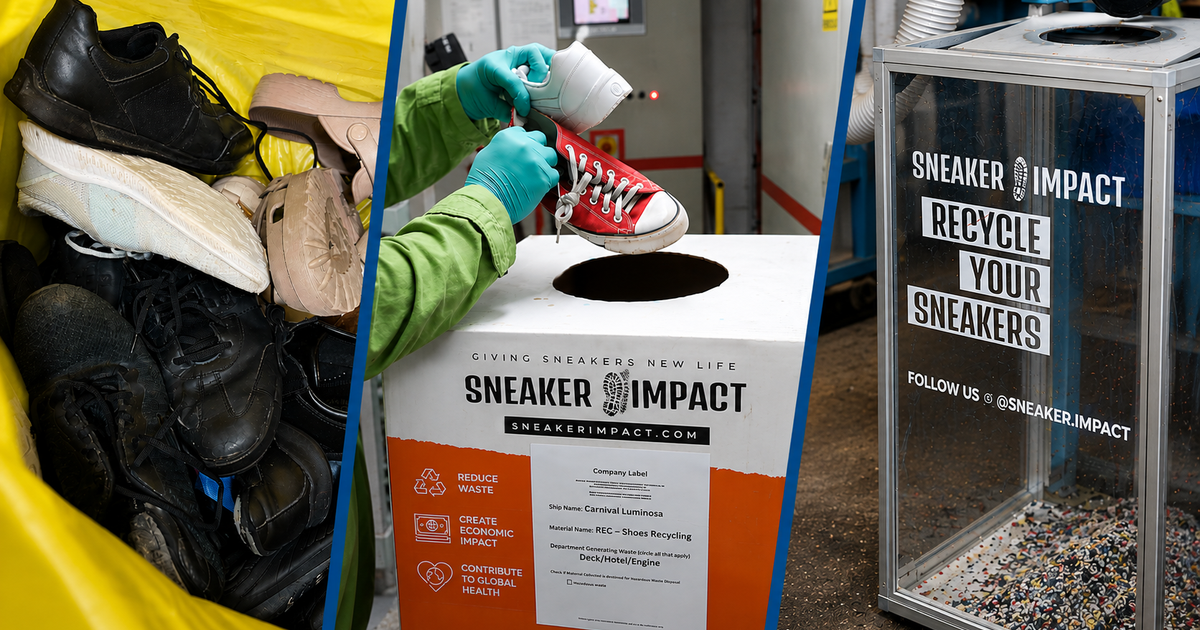 Carnival Takes Another Step Forward in Sustainability as First Cruise Line to Partner with Sneaker Impact